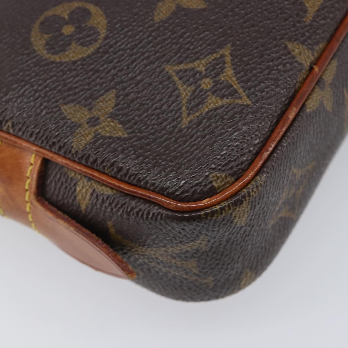 Louis Vuitton Pochette Marly Bandouliere Monogram Canvas Brown Canvas Handbag (Pre-Owned)