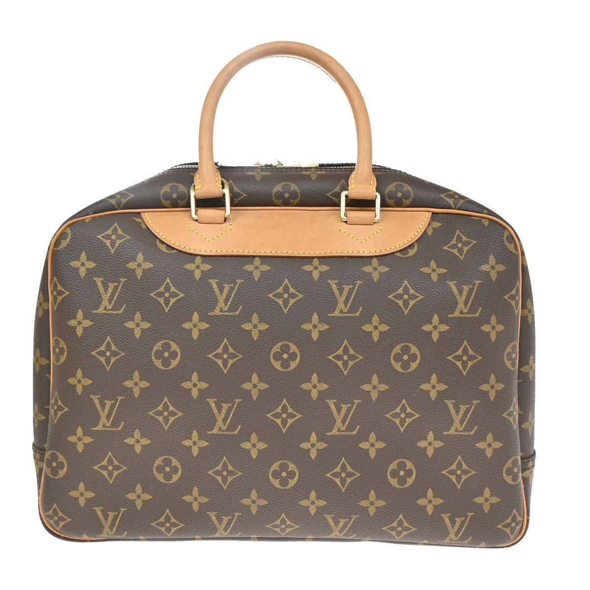 Louis Vuitton Trouville Monogram Canvas Brown Canvas Handbag (Pre-Owned)