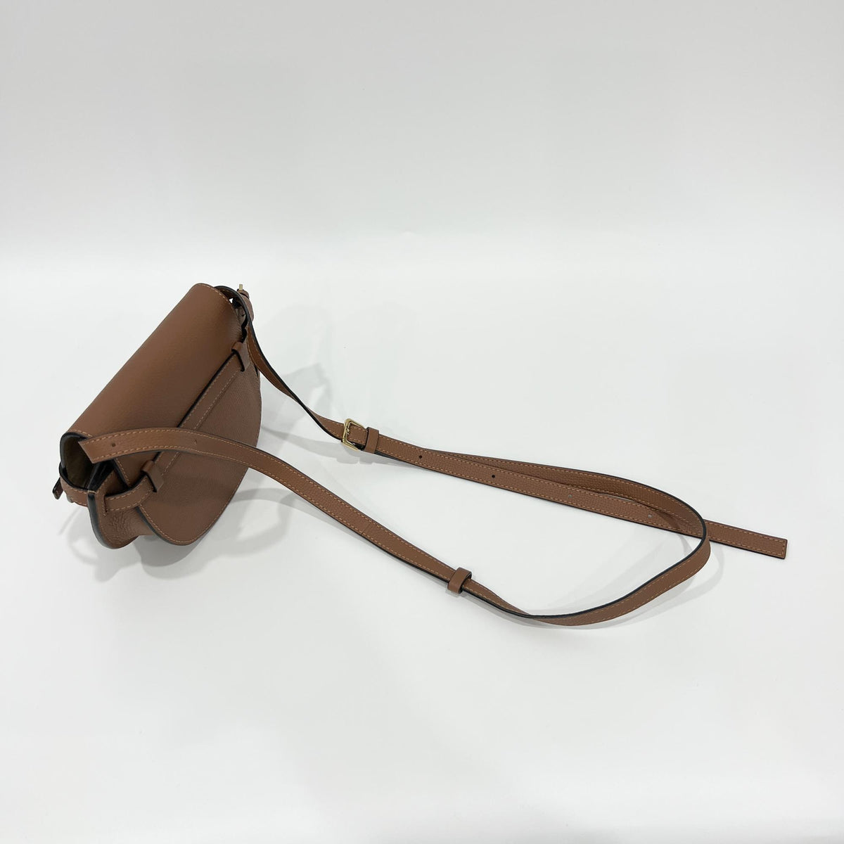 Loewe Gate Belt Leather Brown Leather Shoulder Bag Bag (Pre-Owned)