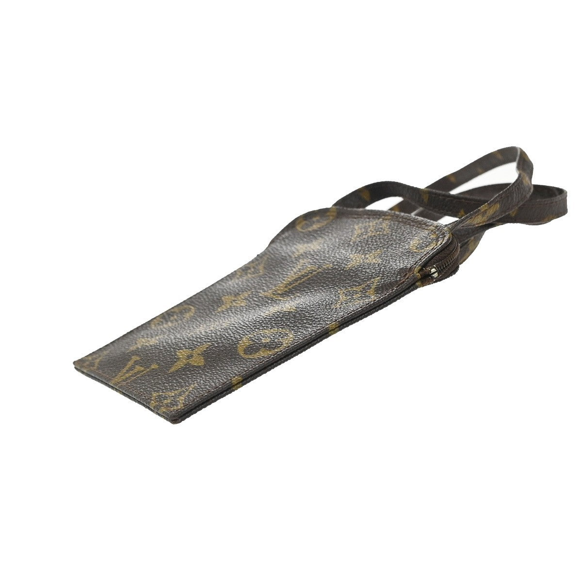 Louis Vuitton Pochette Secret Monogram Canvas Brown Canvas Clutche & Pouche Bag (Pre-Owned)