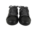 Saint Laurent Men's Black Leather Signature Court Lips Sneaker (41 EU / 8 US)