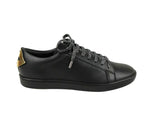 Saint Laurent Men's Black Leather Signature Court Lips Sneaker (41 EU / 8 US)