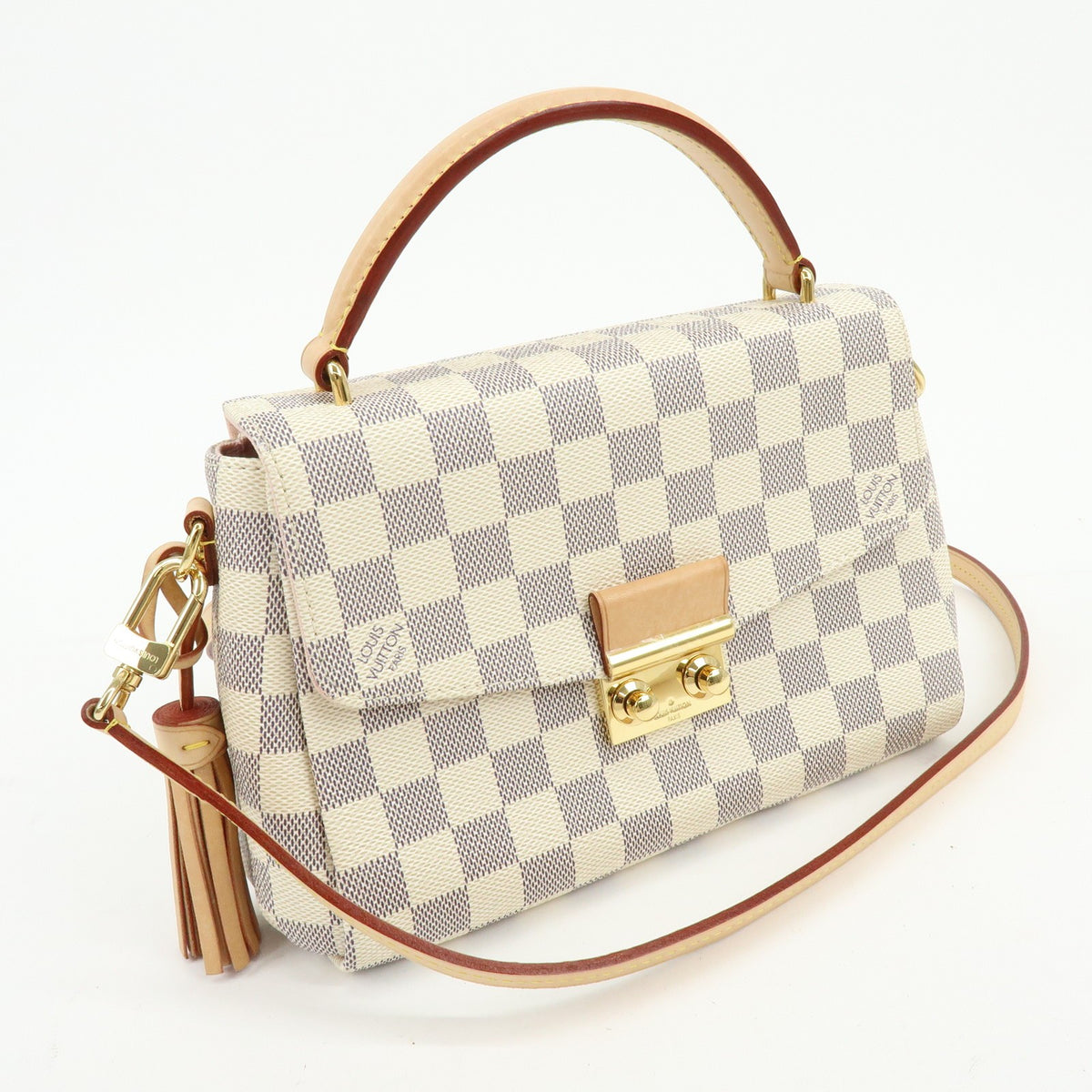 Louis Vuitton Croisette Epi Leather White Canvas Tote Bag Bag (Pre-Owned)