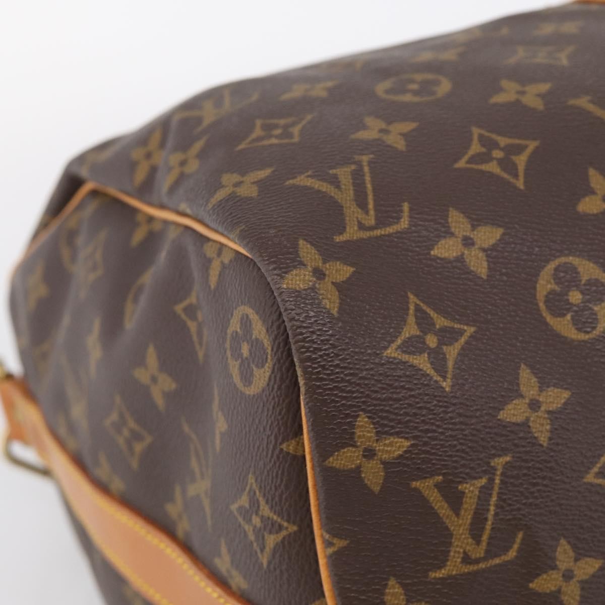 Louis Vuitton Keepall Bandouliere Monogram Canvas Brown Canvas Travel Bag Bag (Pre-Owned)