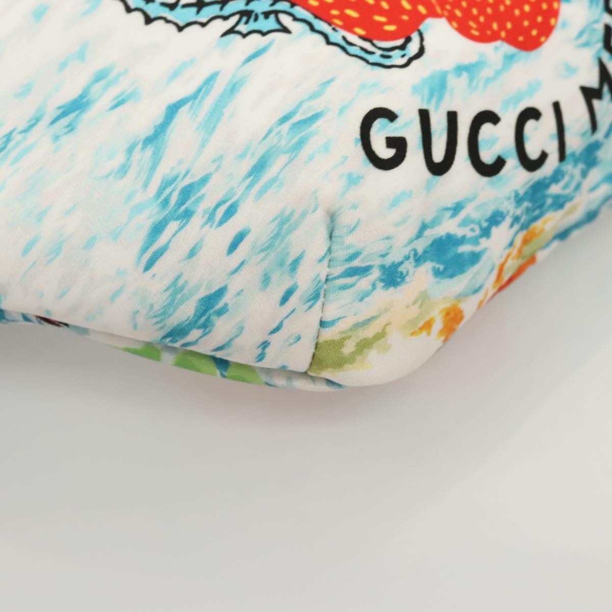 Gucci Merveilleux Belt Printed Nylon White Nylon Bag (Pre-Owned)