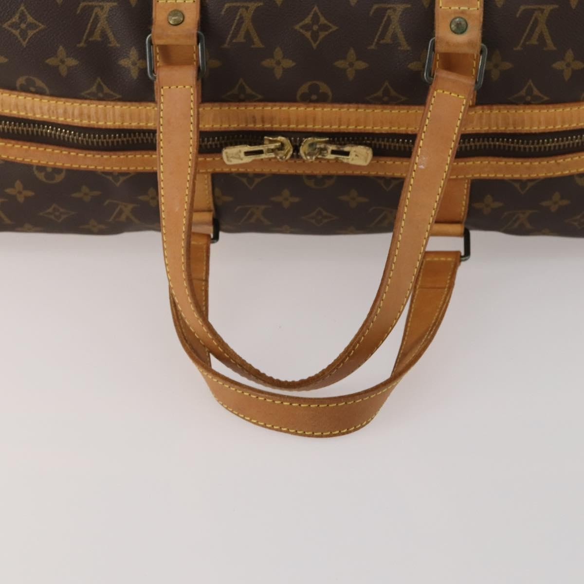 Louis Vuitton Sac Souple Monogram Canvas Brown Canvas Travel Bag Bag (Pre-Owned)