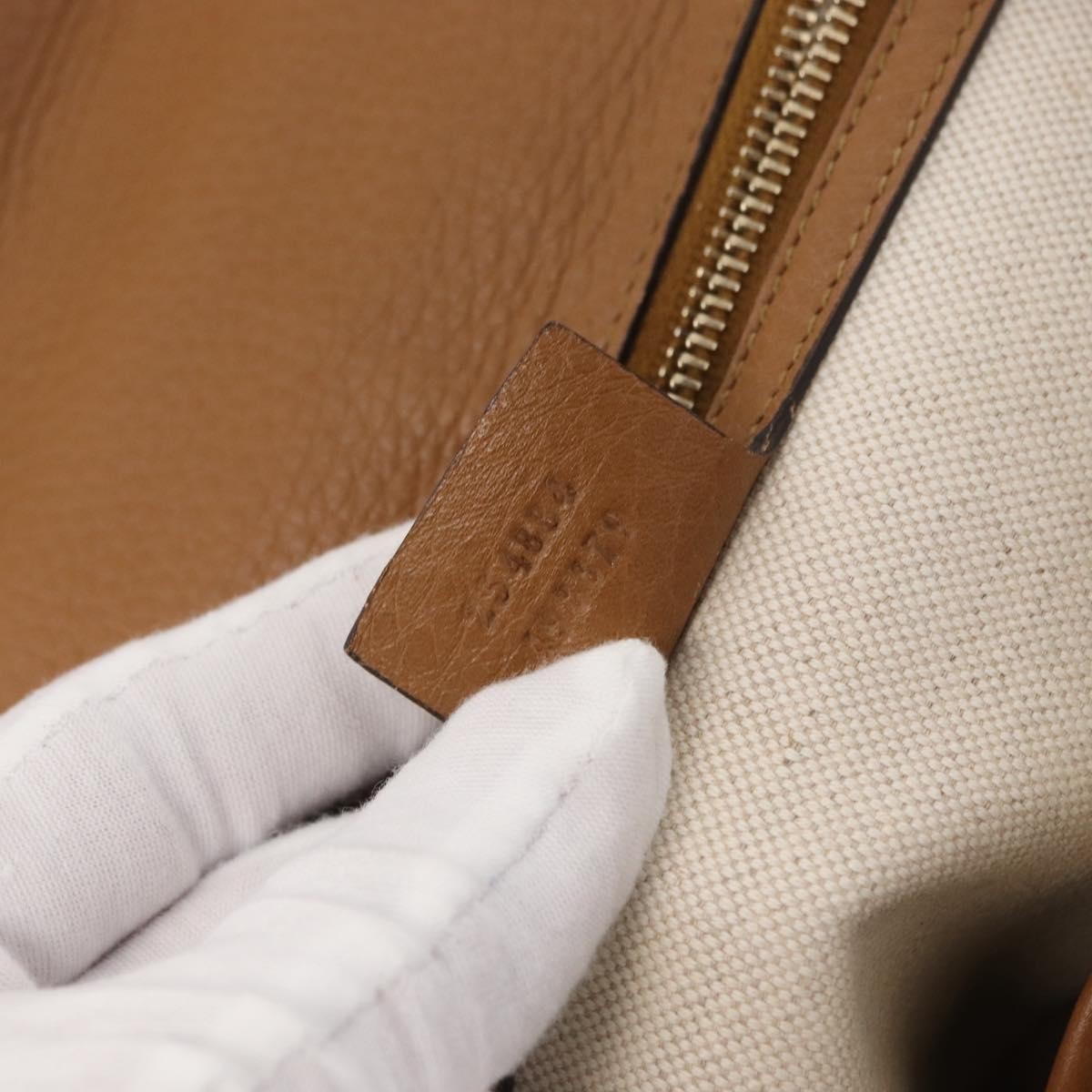 Gucci New Bamboo 1921 Top Handle Leather Brown Leather Handbag (Pre-Owned)