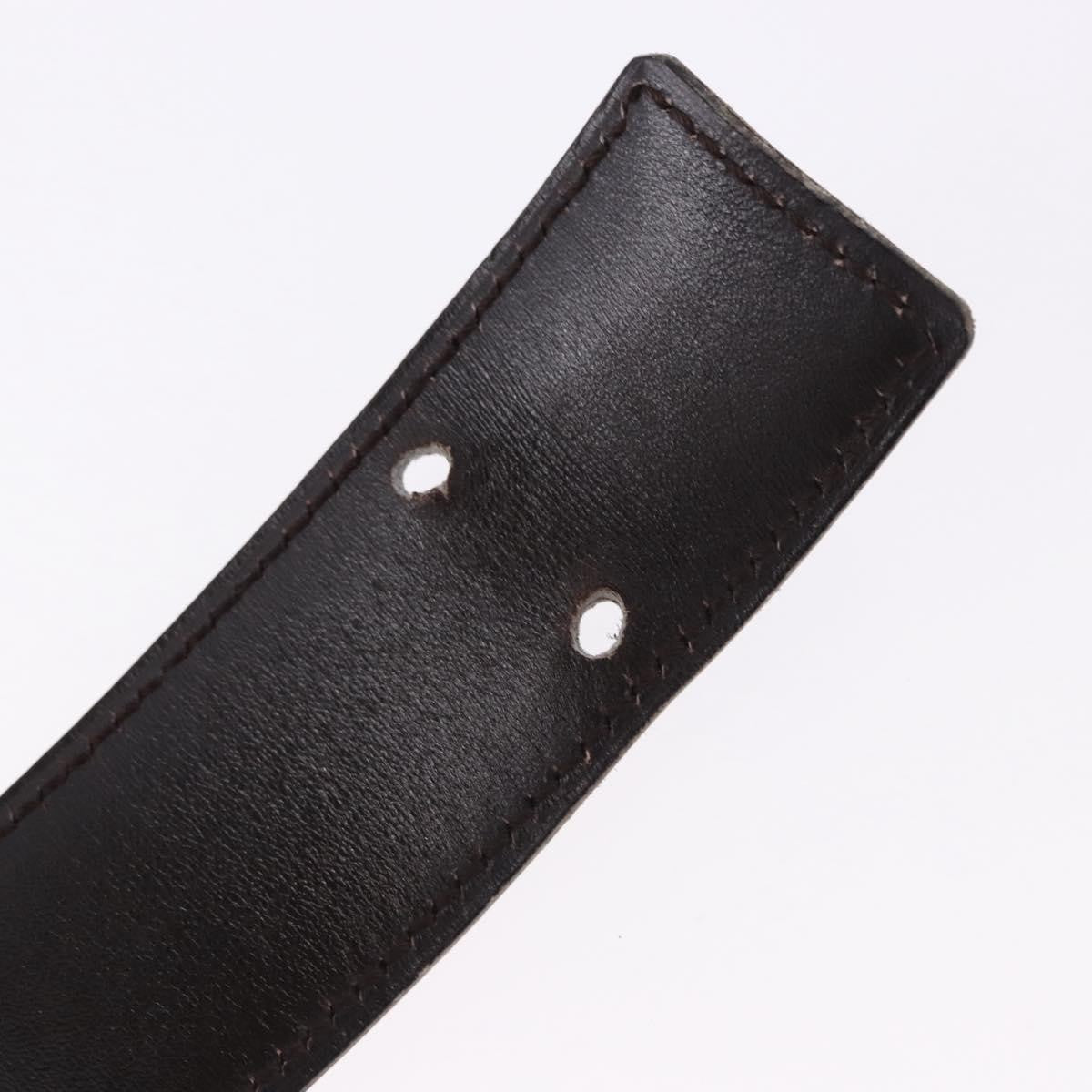 Hermes Constance Reversible Belt Leather Black Leather Belts Accessory (Pre-Owned)
