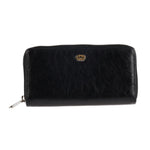 Gucci Gg Marmont Black Leather Wallet  (Pre-Owned)