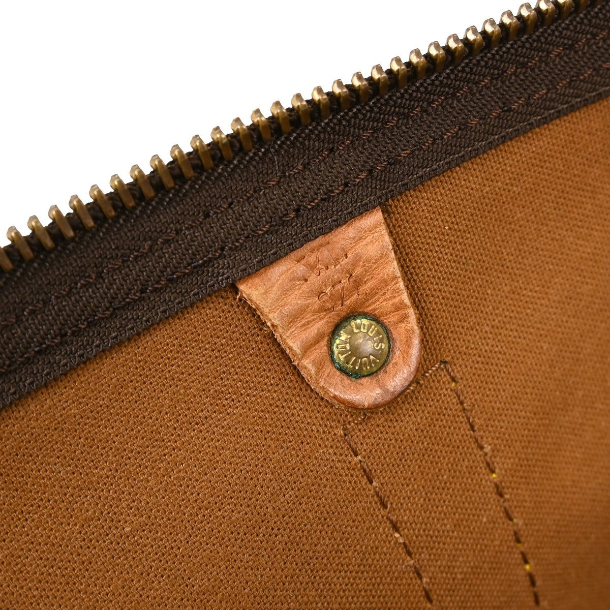 Louis Vuitton Keepall Monogram Brown Canvas Travel Bag Bag (Pre-Owned)