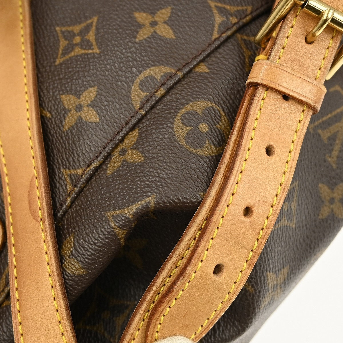 Louis Vuitton Vintage Montsouris Monogram Canvas Brown Canvas Backpack Bag (Pre-Owned)