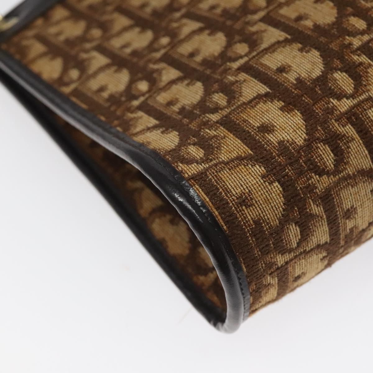 Christian Dior Vintage Trotter Canvas Brown Canvas Shoulder Bag Bag (Pre-Owned)