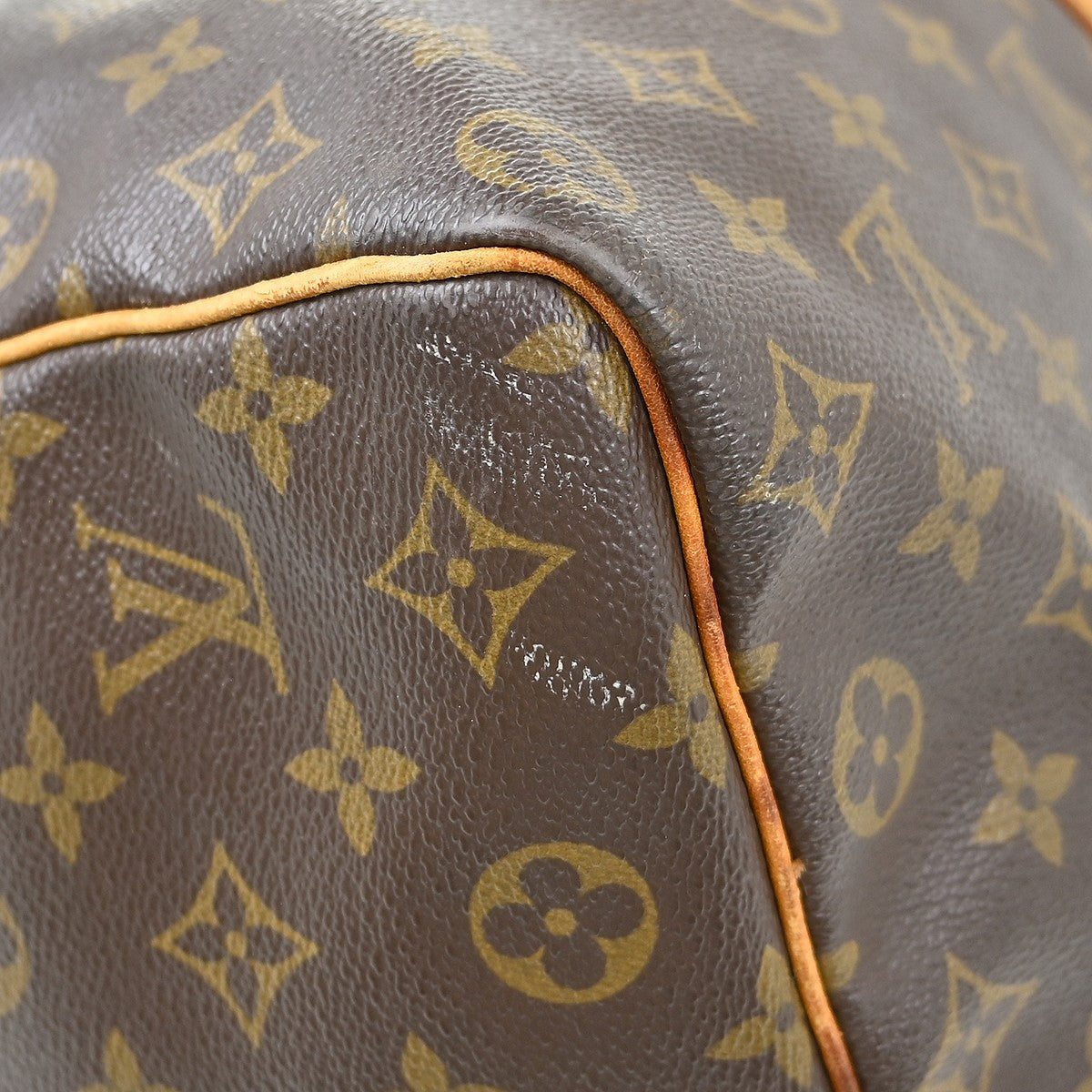 Louis Vuitton Keepall Monogram Canvas Brown Canvas Travel Bag Bag (Pre-Owned)