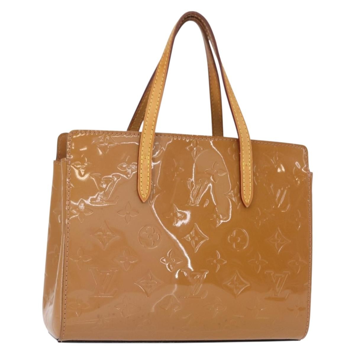 Louis Vuitton Catalina Monogram Vernis Pink Patent_Leather Handbag (Pre-Owned)