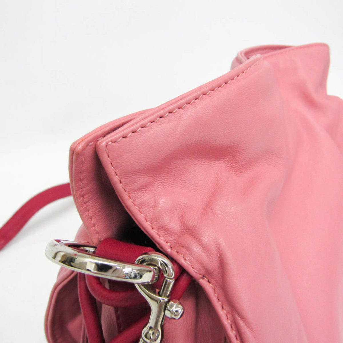 Loewe Flamenco Leather Pink Leather Crossbody Bag Bag (Pre-Owned)