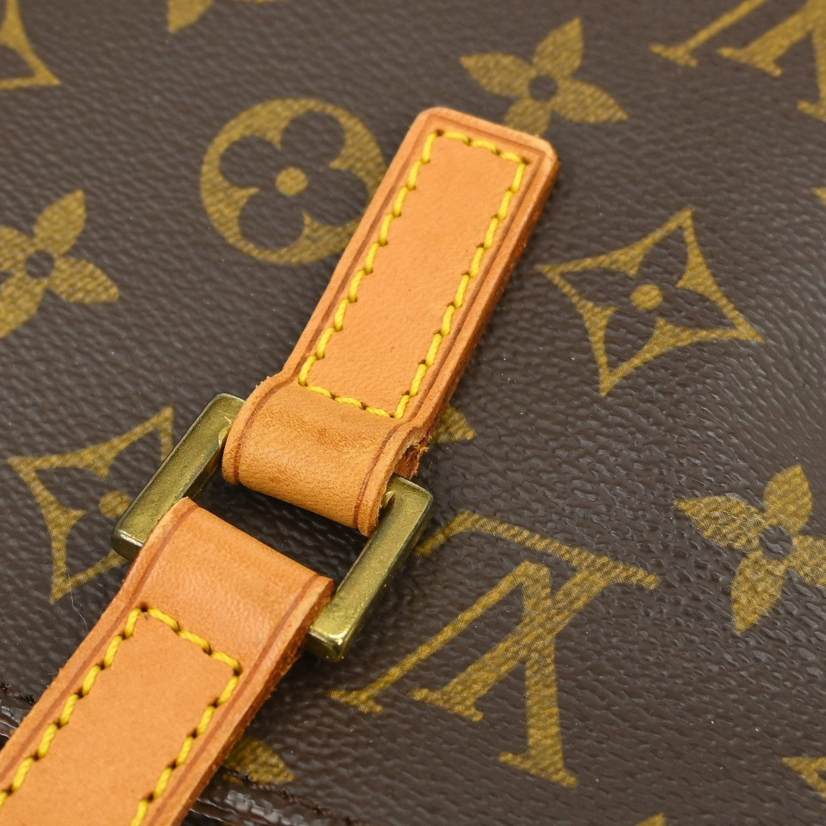 Louis Vuitton Vavin Monogram Empreinte Leather Brown Canvas Handbag (Pre-Owned)