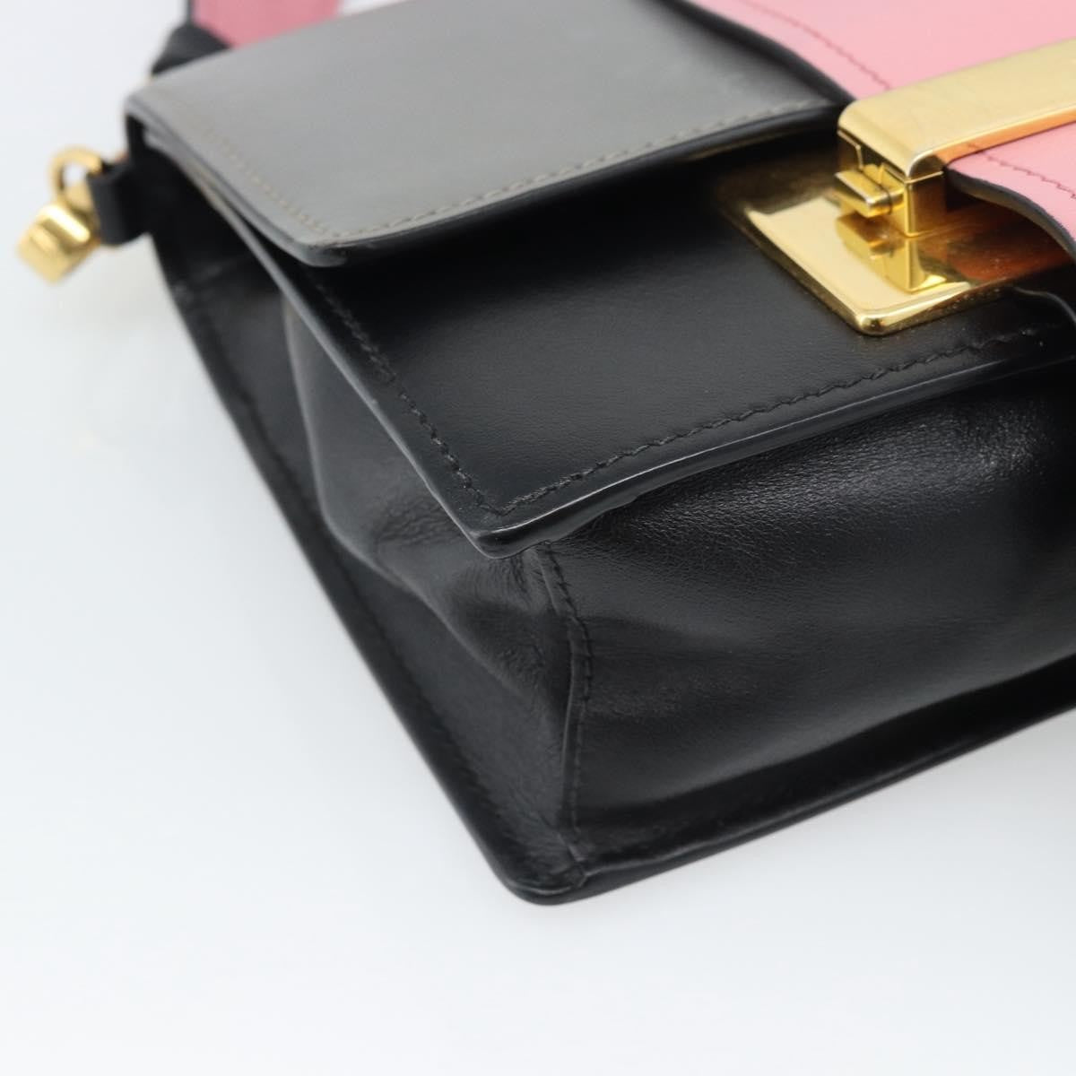 Prada Metal Ribbon City Calfskin Multicolour Leather Shoulder Bag Bag (Pre-Owned)