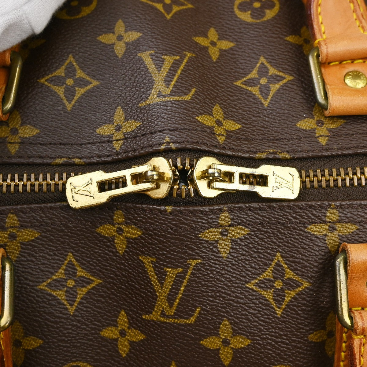 Louis Vuitton Keepall Monogram Canvas Brown Canvas Travel Bag Bag (Pre-Owned)
