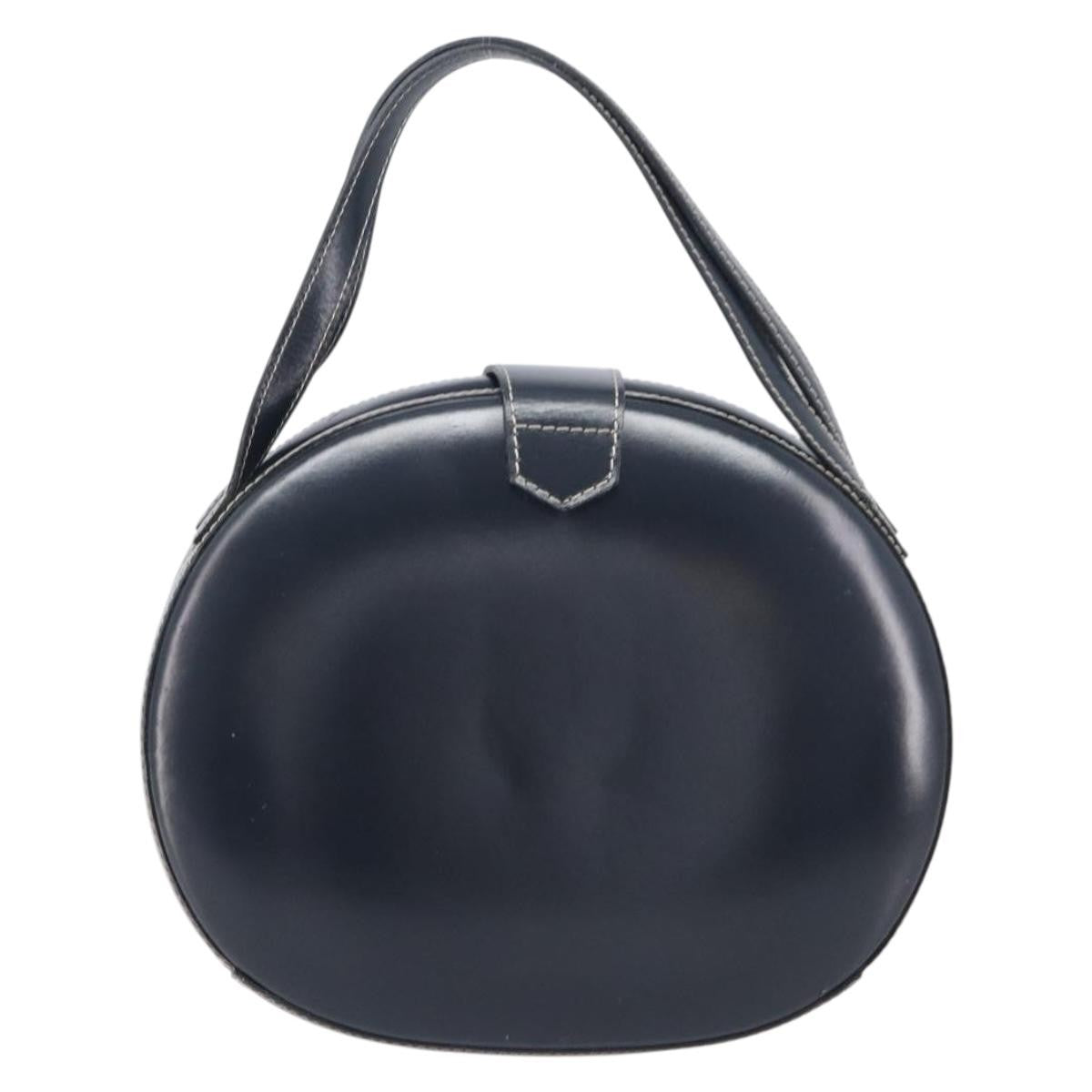 Loewe Vintage Leather Navy Leather Shoulder Bag Bag (Pre-Owned)
