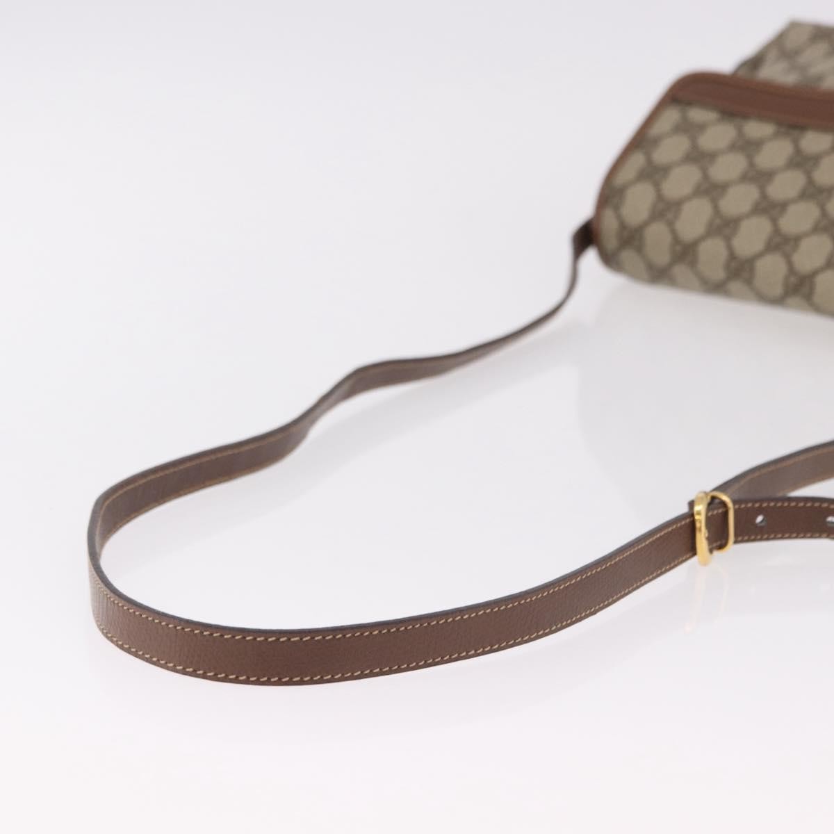 Gucci Shoulder Canvas Beige Canvas Shoulder Bag Bag (Pre-Owned)