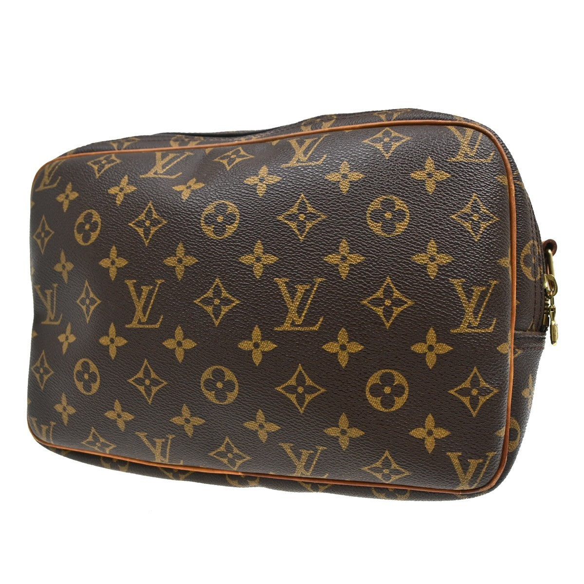 Louis Vuitton Reporter Monogram Canvas Brown Canvas Handbag (Pre-Owned)