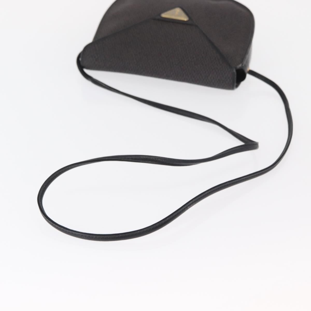 Saint Laurent Vintage Canvas Black Canvas Shoulder Bag Bag (Pre-Owned)