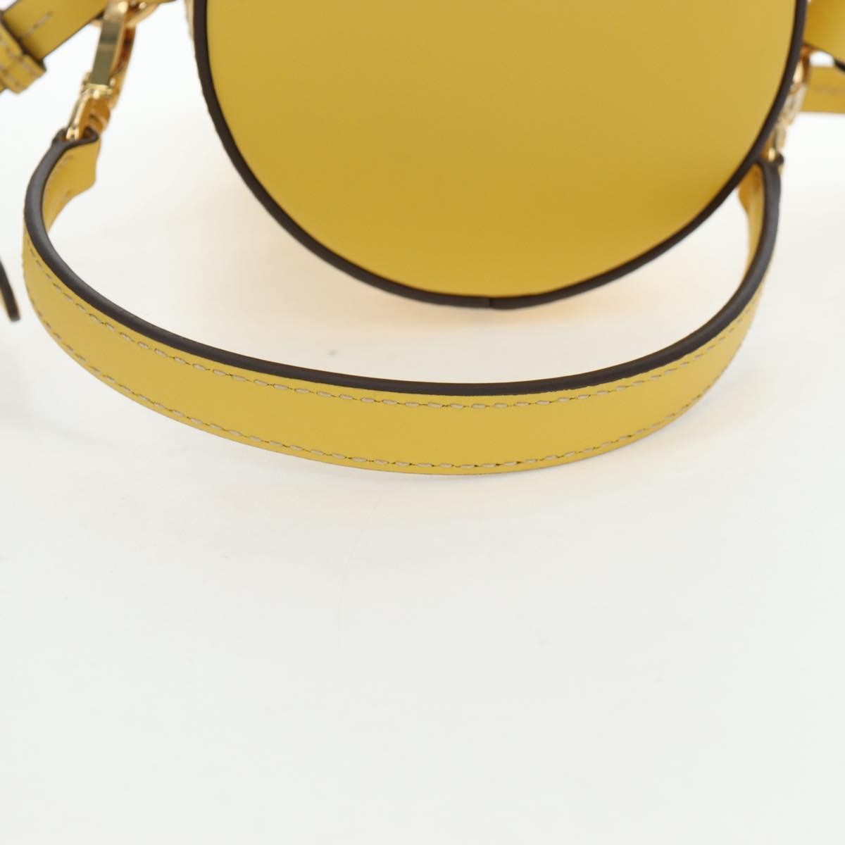 Miu Miu Vintage Leather Yellow Leather Handbag (Pre-Owned)