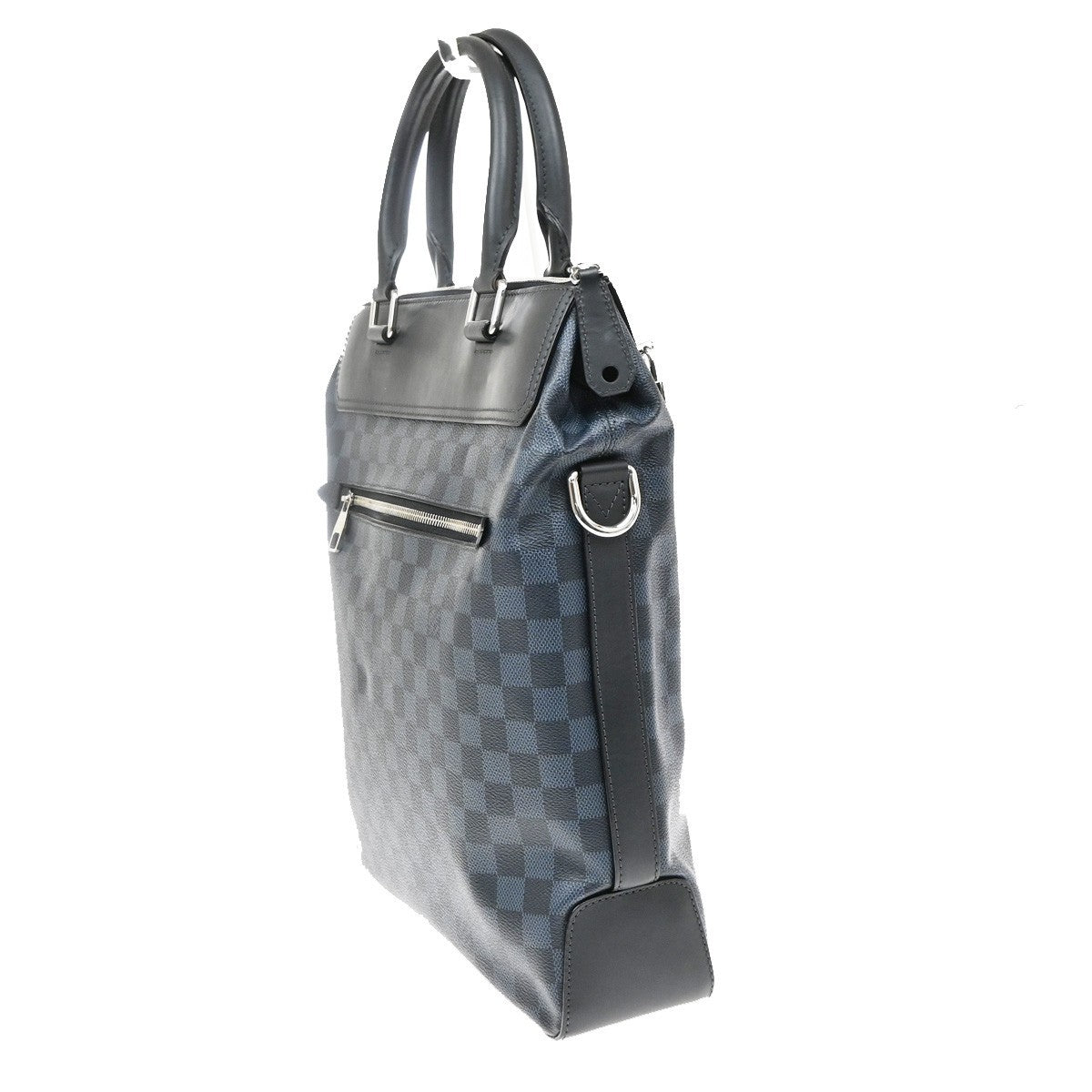 Louis Vuitton Greenwich Damier Cobalt Blue Canvas Tote Bag Bag (Pre-Owned)