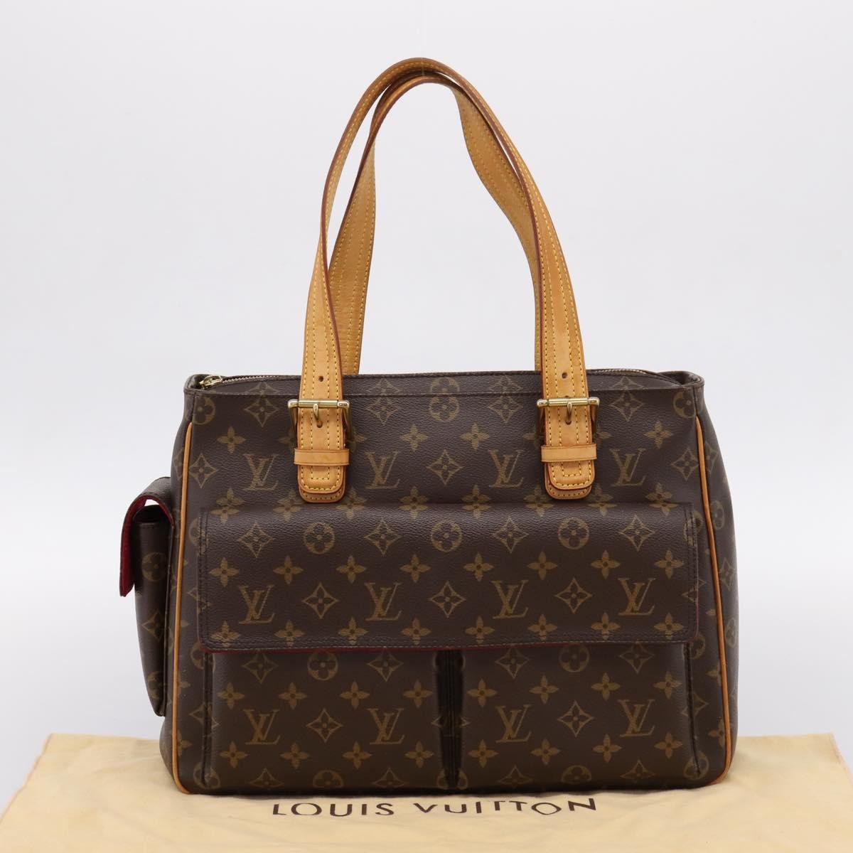 Louis Vuitton Multipli Cite Monogram Canvas Brown Canvas Handbag (Pre-Owned)