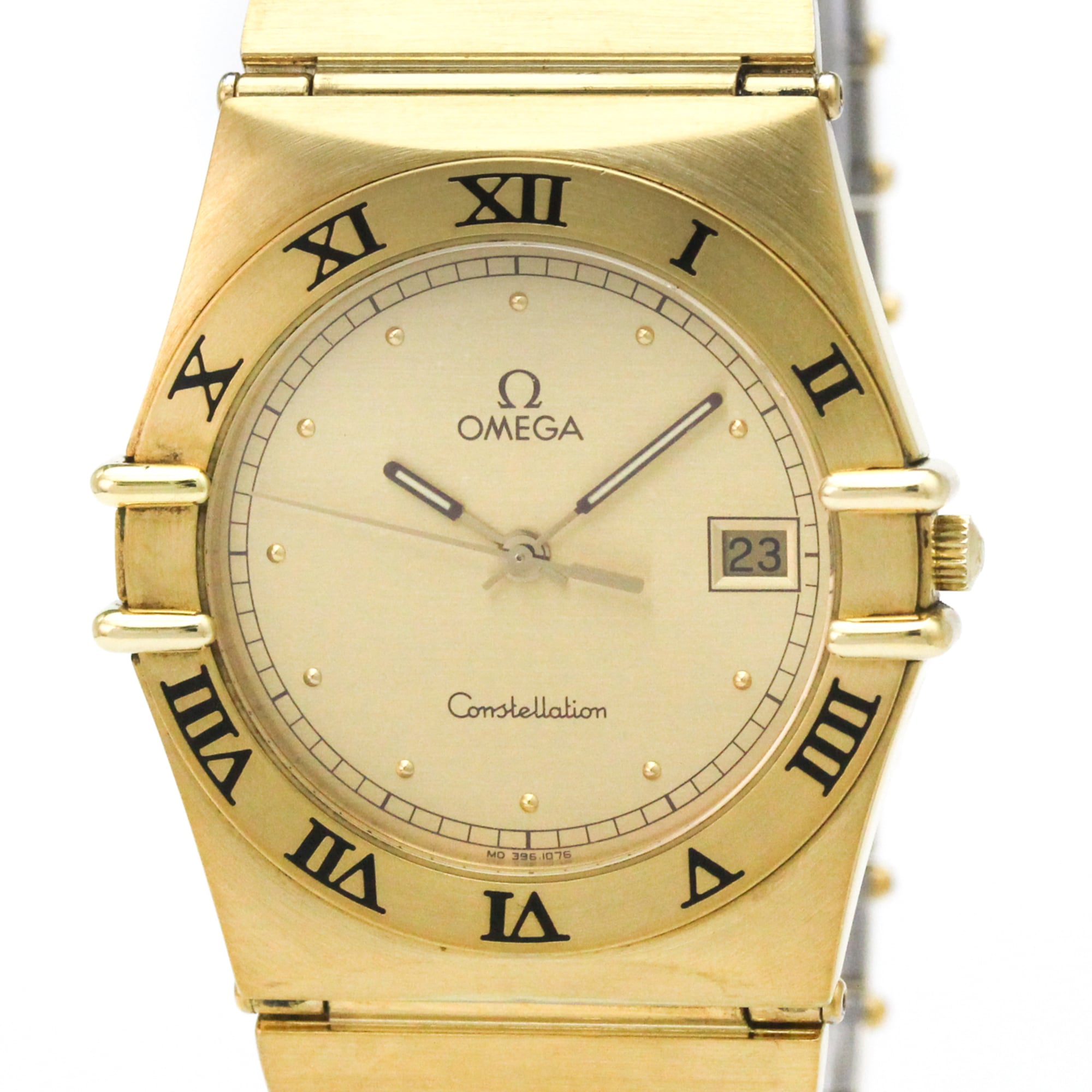 Omega Constellation Quartz Gold Plated Watch (Pre-Owned)