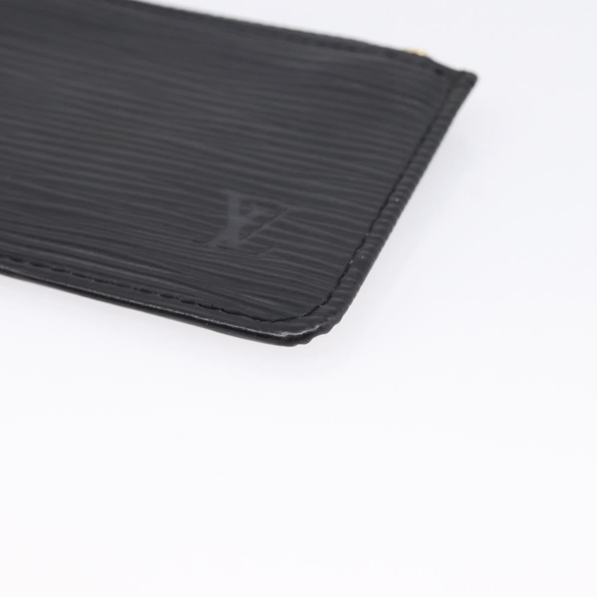 Louis Vuitton Pochette Clés Epi Black Leather Wallets Accessory (Pre-Owned)