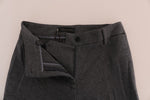 Ermanno Scervino Chic Gray Formal Pants - Elegance Women's Refined