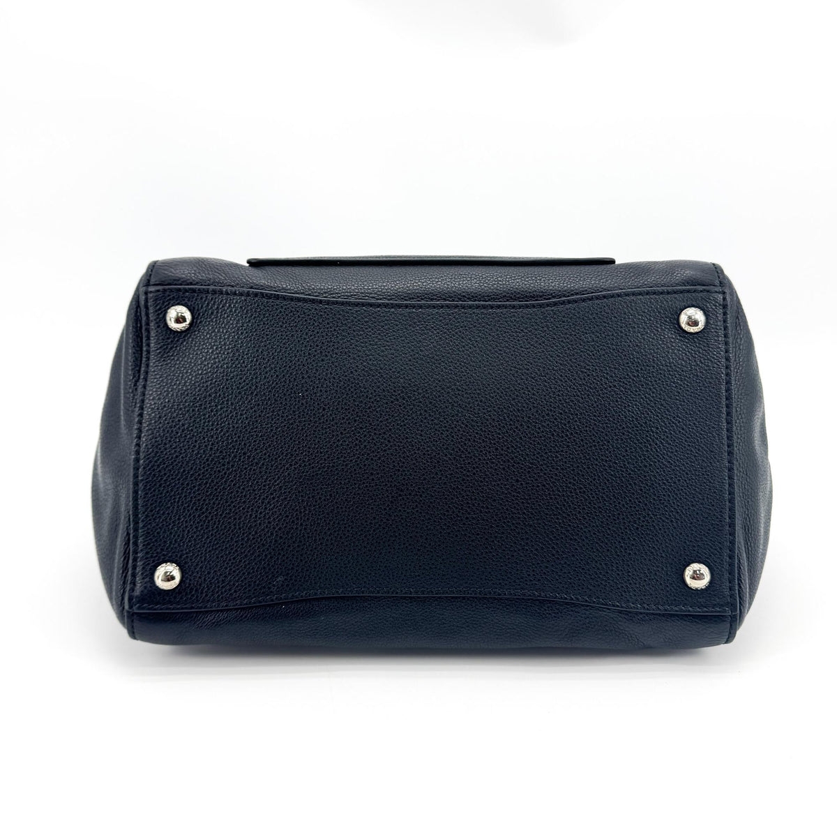 Prada Front Pocket Wing Convertible Vitello Phenix Black Leather Tote Bag Bag (Pre-Owned)