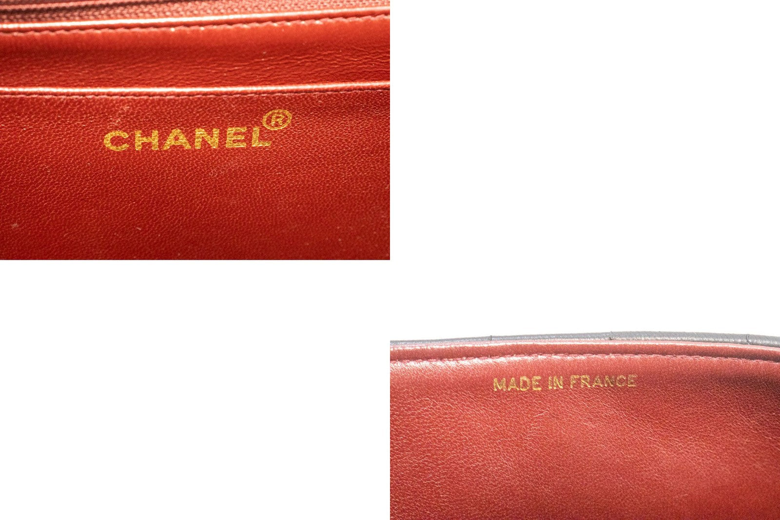 Chanel Mademoiselle Vintage Flap Lambskin Black Leather Shoulder Bag Bag (Pre-Owned)