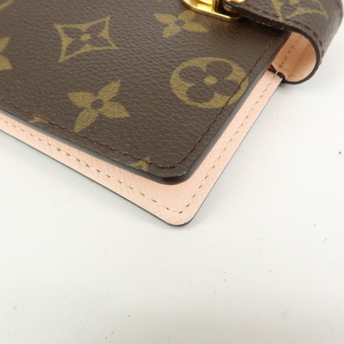 Louis Vuitton Koala Ring Agenda Cover Monogram Canvas Brown Canvas Briefcase Bag (Pre-Owned)