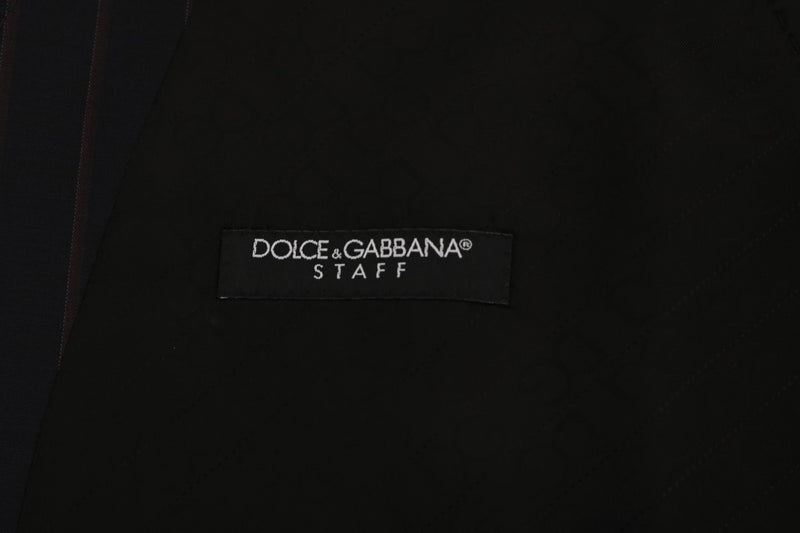 Dolce & Gabbana Blue Wool Stretch Men's Vest