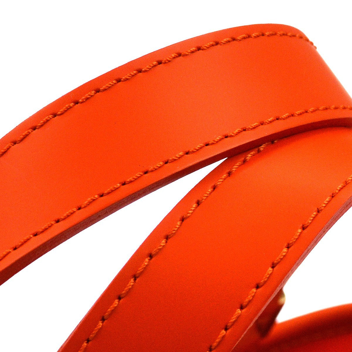 Louis Vuitton Plage Lagoon Bay Vinyl Epi Leather Orange Leather Handbag (Pre-Owned)