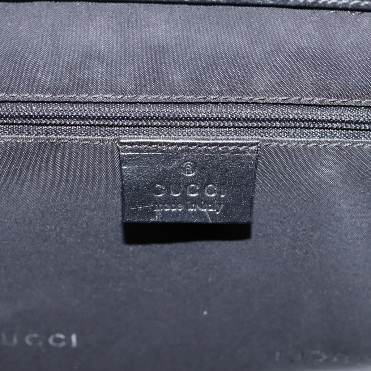 Gucci Jackie Leather Black Leather Tote Bag Bag (Pre-Owned)