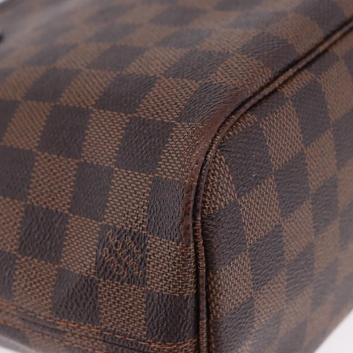 Louis Vuitton Neverfull Damier Brown Canvas Tote Bag Bag (Pre-Owned)