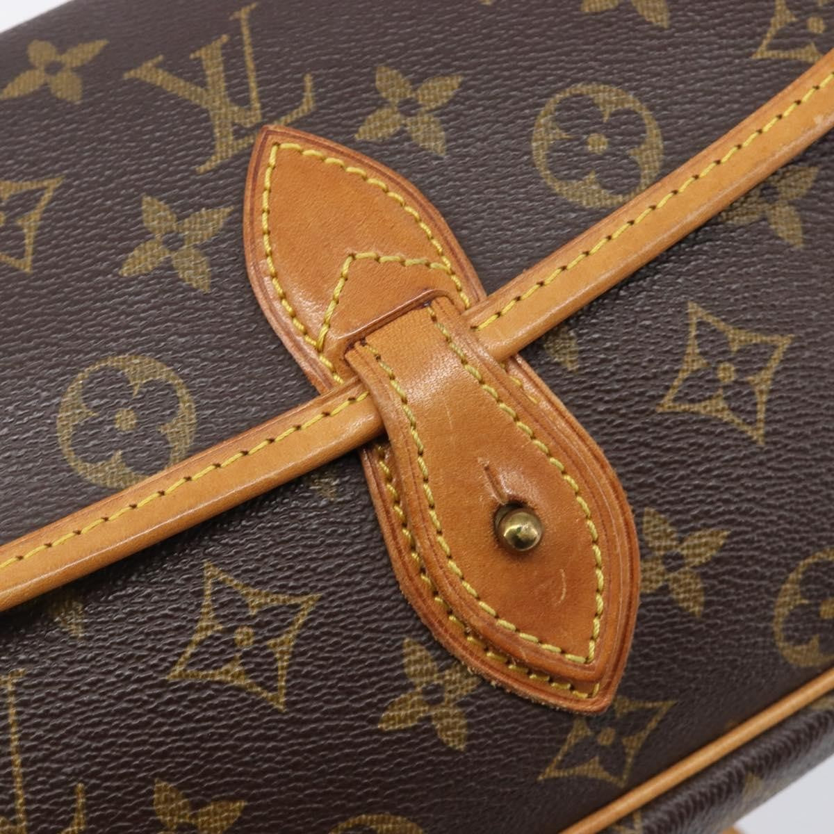 Louis Vuitton Sac Gibeciere Messenger Monogram Canvas Brown Canvas Shoulder Bag Bag (Pre-Owned)