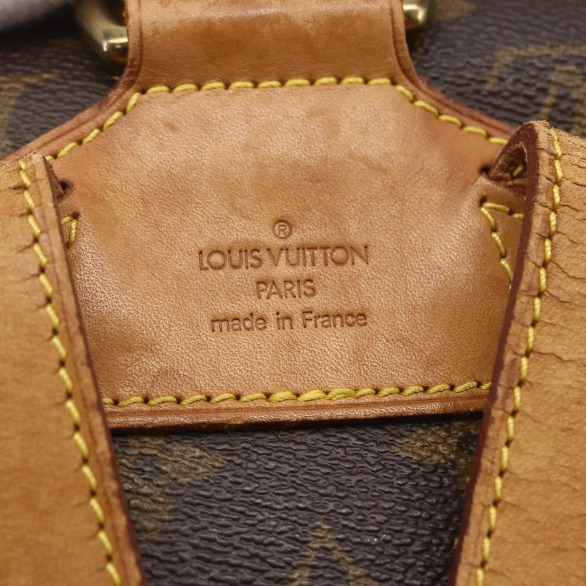 Louis Vuitton Vintage Montsouris Monogram Canvas Brown Canvas Backpack Bag (Pre-Owned)