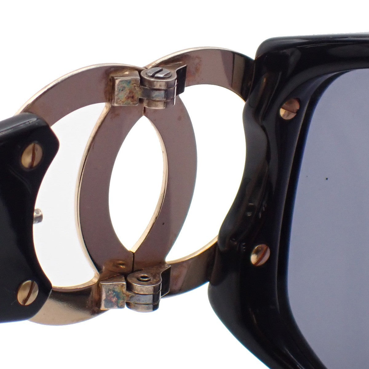 Chanel Logo Cc Plastic Black Plastic Sunglasse Accessory (Pre-Owned)