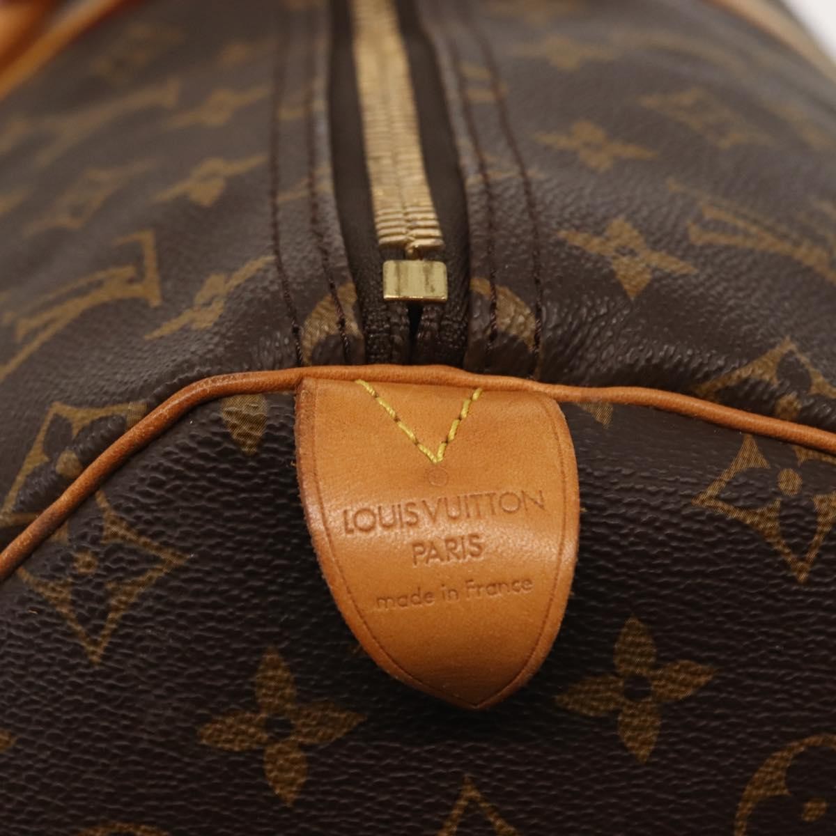 Louis Vuitton Keepall Monogram Canvas Brown Canvas Travel Bag Bag (Pre-Owned)