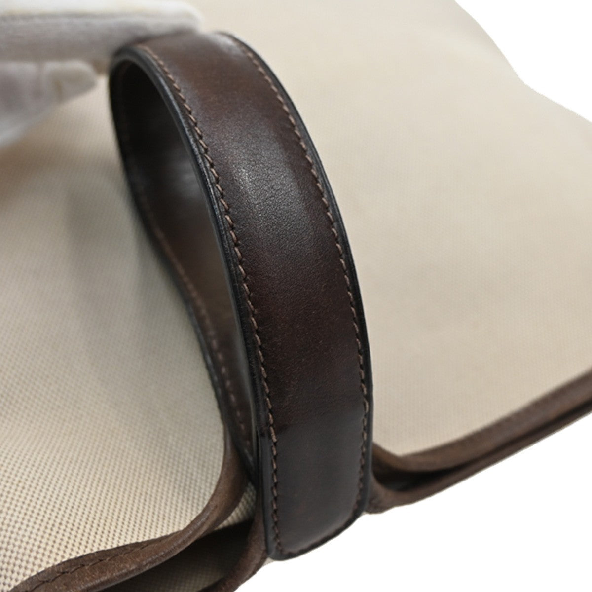 Hermes Picotin Toile And Leather Beige Canvas Bag (Pre-Owned)