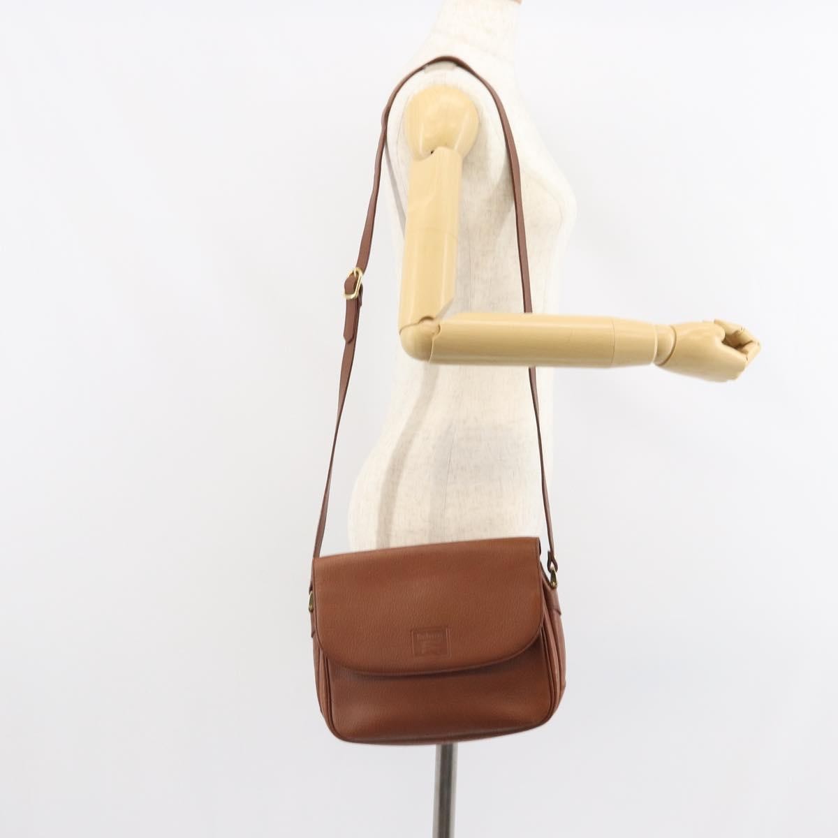 Burberry Vintage Leather Brown Leather Shoulder Bag Bag (Pre-Owned)