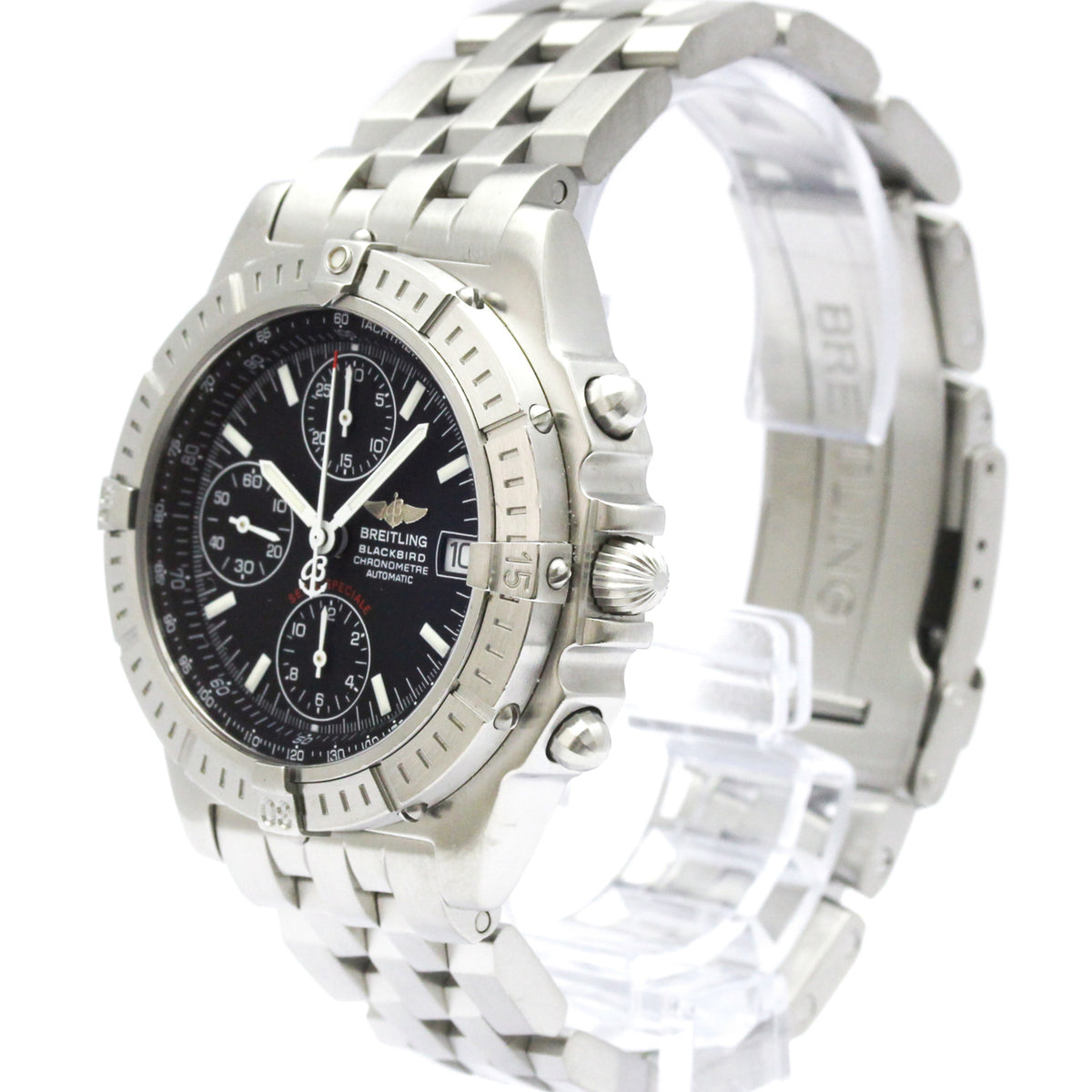 Breitling Chronomat Blackbird Stainless Steel Watch (Pre-Owned)