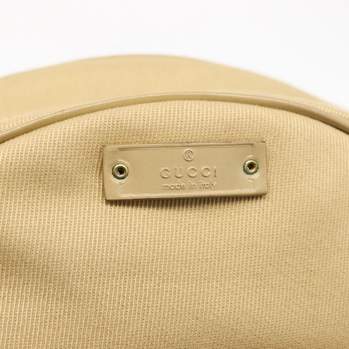 Gucci Vintage Canvas Beige Canvas Shoulder Bag Bag (Pre-Owned)