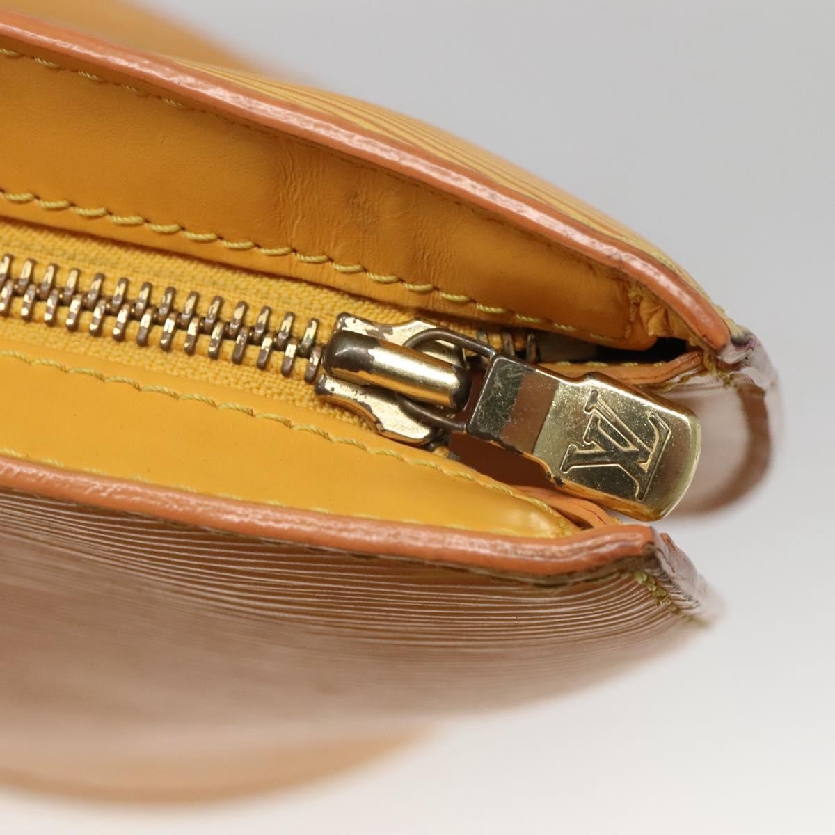 Louis Vuitton Saint Jacques Epi Leather Yellow Leather Shoulder Bag Bag (Pre-Owned)