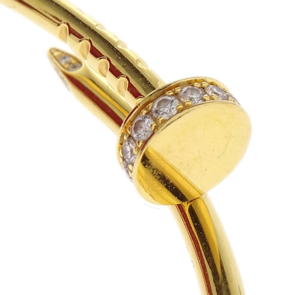 Cartier Juste Un Clou 18K Yellow Gold With Diamonds Gold Yellow_Gold Bracelet Jewelry (Pre-Owned)