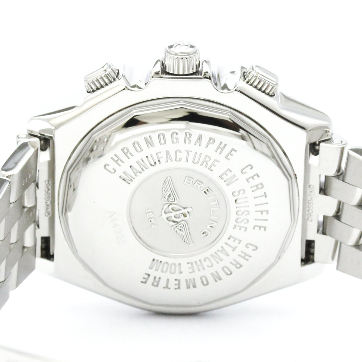 Breitling Windrider Crosswind Chronograph Automatic Stainless Steel Watch (Pre-Owned)